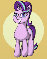 Size: 2400x3000 | Tagged: safe, artist:saburodaimando, starlight glimmer, pony, grin, newbie artist training grounds, smiling, smug