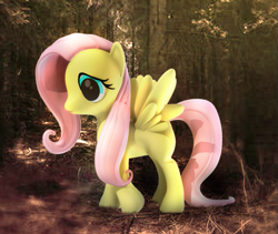 Size: 659x556 | Tagged: safe, fluttershy, pegasus, pony, female, mare, pink mane, solo, yellow coat