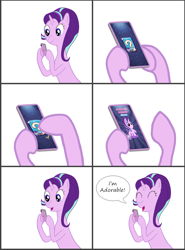 Size: 1378x1864 | Tagged: safe, artist:gossamer-firefly, starlight glimmer, pony, unicorn, cellphone, comic, dialogue, newbie artist training grounds, phone, pocket ponies, smartphone, solo, truth