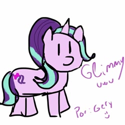 Size: 720x720 | Tagged: safe, artist:geraldiamond, starlight glimmer, pony, unicorn, cute, female, glimmerbetes, mare, uwu