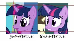 Size: 450x250 | Tagged: safe, derpibooru import, twilight sparkle, twilight sparkle (alicorn), alicorn, pony, comparison, female, mare