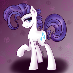 Size: 3000x3000 | Tagged: safe, artist:dashybrony2012, rarity, pony, unicorn, female, horn, mare, solo, white coat