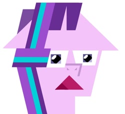 Size: 604x552 | Tagged: safe, artist:rony ram, starlight glimmer, pony, abstract, geometric, i mean i see, solo