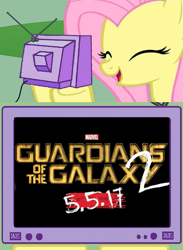 Size: 563x771 | Tagged: safe, fluttershy, pegasus, pony, exploitable meme, guardians of the galaxy vol. 2, marvel, meme, obligatory pony, tv meme