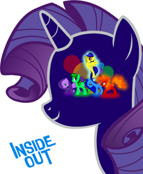 Size: 992x1209 | Tagged: safe, artist:alexeigribanov, rarity, pony, unicorn, pony creator, angry, crossover, disgusted, fear, inside out, joy, pixar, sadness, sadness (inside out)