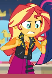 Size: 336x503 | Tagged: safe, screencap, sunset shimmer, better together, equestria girls, rollercoaster of friendship, angry, cropped