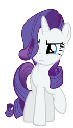 Size: 6000x10473 | Tagged: safe, artist:likonan, rarity, pony, unicorn, .psd available, absurd resolution, hair over one eye, simple background, solo, transparent background, vector