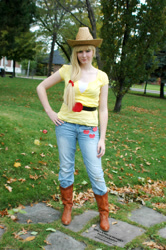 Size: 1488x2240 | Tagged: safe, artist:mickeydoo13, artist:whimsical-angel, applejack, human, cosplay, irl, irl human, photo, solo