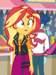 Size: 522x692 | Tagged: safe, screencap, curly winds, sci-twi, some blue guy, sunset shimmer, twilight sparkle, better together, equestria girls, rollercoaster of friendship, cropped, female, geode of empathy, implied sci-twi, male, offscreen character