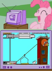 Size: 562x770 | Tagged: safe, pinkie pie, earth pony, pony, after dark games, bad dog 911, exploitable meme, meme, obligatory pony, tv meme