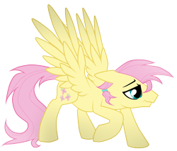 Size: 2700x2300 | Tagged: safe, artist:shark-sheep, butterscotch, fluttershy, pegasus, pony, rule 63, solo