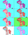 Size: 641x803 | Tagged: safe, artist:brightstarclick, pinkie pie, earth pony, pony, 4 color palette, cga, limited palette