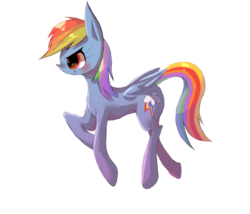 Size: 1023x875 | Tagged: safe, artist:91o42, artist:kora, derpibooru import, rainbow dash, pegasus, pony, collaboration, solo