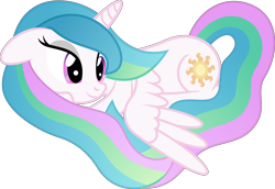 Size: 8726x6000 | Tagged: safe, artist:imageconstructor, princess celestia, alicorn, pony, absurd resolution, female, mare, simple background, solo, transparent background, vector, younger