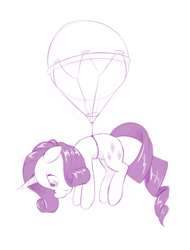 Size: 500x657 | Tagged: safe, artist:dstears, rarity, pony, unicorn, fulton surface-to-air recovery system, metal gear, metal gear solid 5, scrunchy face, solo