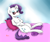 Size: 1200x1000 | Tagged: safe, artist:kanaowo, rarity, pony, unicorn, glasses, marshmallow, solo