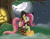 Size: 3300x2550 | Tagged: safe, artist:starhoof, fluttershy, bat, pegasus, pony, clothes, costume, halloween, hat, moon, nightmare night, socks, solo, striped socks, witch, witch hat