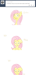 Size: 657x1350 | Tagged: safe, artist:speccysy, fluttershy, pegasus, pony, ask fluttershy and pinkie pie, comic, female, flutterpie, lesbian, shipping, solo