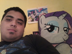 Size: 1600x1200 | Tagged: safe, rarity, human, brony, fluffy, irl, irl human, photo, pillow, solo, stock vector