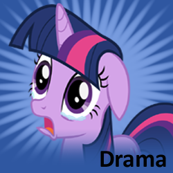 Size: 250x250 | Tagged: safe, artist:yanoda, derpibooru import, twilight sparkle, crying, drama, solo, spoilered image joke