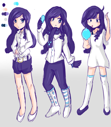 Size: 1739x1986 | Tagged: safe, artist:applestems, rarity, human, humanized, skinny