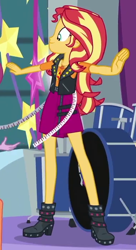 Size: 380x697 | Tagged: safe, screencap, sunset shimmer, equestria girls, equestria girls series, rollercoaster of friendship, cropped, solo