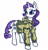 Size: 800x842 | Tagged: safe, artist:agm, rarity, pony, unicorn, clothes, gorka, gorka suit, solo