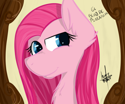 Size: 3000x2500 | Tagged: safe, artist:honeyheart23, pinkie pie, earth pony, pony, pinkamena diane pie, solo, spanish