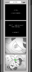 Size: 1451x3300 | Tagged: safe, artist:loreto-arts, fluttershy, starlight glimmer, pegasus, pony, comic:friendship is innuendo, comic:friendship is innuendo vol. 2, not what it looks like