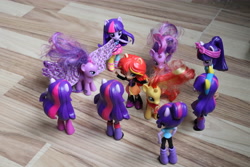 Size: 6000x4000 | Tagged: safe, artist:artofmagicpoland, photographer:artofmagicpoland, sci-twi, sunset shimmer, twilight sparkle, pony, equestria girls, doll, equestria girls minis, eqventures of the minis, excited, female, happy, human ponidox, irl, lesbian, multeity, photo, poland, self ponidox, shipping, sparkle sparkle sparkle, sunset polygon, sunset twiangle, sunsetsparkle, toy