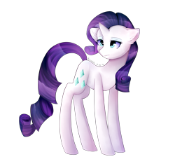 Size: 3800x3600 | Tagged: safe, artist:kurochhi, rarity, pony, unicorn, female, horn, mare, solo, white coat