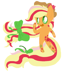 Size: 854x848 | Tagged: safe, artist:angelstar000, applejack, earth pony, pony, bipedal, rainbow power, solo