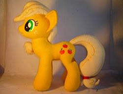 Size: 2380x1812 | Tagged: safe, artist:justiceofelements, applejack, irl, photo, plushie, solo, toy