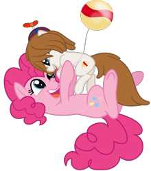 Size: 1128x1280 | Tagged: safe, pinkie pie, earth pony, pony, balloon, balloon boy, cute, five nights at freddy's, five nights at freddy's 2, ponified