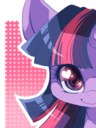 Size: 480x640 | Tagged: safe, artist:loyaldis, derpibooru import, part of a set, twilight sparkle, close-up, face, solo