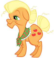 Size: 864x925 | Tagged: safe, artist:durpy, applejack, earth pony, pony, female, older, simple background, solo, transparent background, vexel