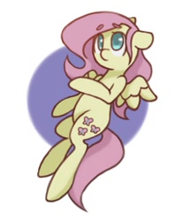 Size: 773x970 | Tagged: safe, artist:fewderpewders, fluttershy, pegasus, pony, female, mare, pink mane, solo, yellow coat