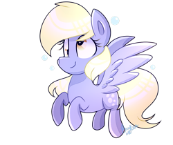 Size: 1133x951 | Tagged: safe, artist:lynchristina, derpy hooves, pegasus, pony, bubble, female, mare, simple background, solo, transparent background