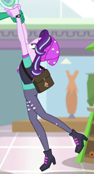 Size: 420x780 | Tagged: safe, screencap, juniper montage, starlight glimmer, equestria girls, mirror magic, spoiler:eqg specials, cropped, female, mirror, solo focus