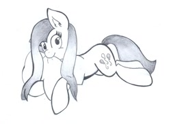 Size: 1024x746 | Tagged: safe, artist:cyanyeh, pinkie pie, earth pony, pony, grayscale, monochrome, pinkamena diane pie, solo