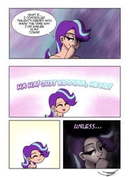 Size: 1024x1409 | Tagged: safe, artist:ringteam, starlight glimmer, human, comic, female, haha just kidding unless, humanized, meme, solo