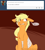 Size: 568x637 | Tagged: safe, artist:the-chibster, applejack, earth pony, pony, ask-hunterjack, bandage, hunterjack, solo, tumblr