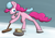 Size: 1537x1066 | Tagged: safe, artist:whatsapokemon, pinkie pie, earth pony, pony, clothes, curling, ice skates, scarf, solo, winter