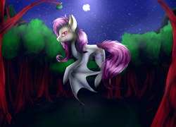 Size: 3223x2322 | Tagged: safe, artist:unilx, fluttershy, bat pony, pony, flutterbat, race swap, solo