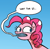 Size: 446x434 | Tagged: safe, artist:brendahickey, idw, pinkie pie, earth pony, pony, spoiler:comic, spoiler:comicff12, solo