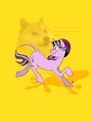 Size: 1800x2400 | Tagged: safe, artist:honkinghighblood, starlight glimmer, pony, unicorn, doge, solo