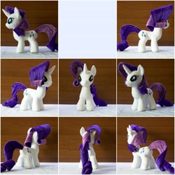 Size: 3988x3988 | Tagged: safe, artist:egalgay, rarity, handmade, irl, my little pony, photo, plushie, solo