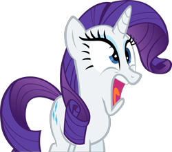 Size: 2263x2000 | Tagged: safe, artist:spaceponies, rarity, pony, unicorn, faic, screaming, simple background, solo, transparent background, vector