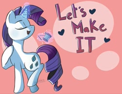 Size: 983x758 | Tagged: safe, artist:cosmic-pincel, rarity, pony, unicorn, female, horn, mare, solo, white coat