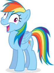 Size: 1600x2164 | Tagged: safe, artist:tomfraggle, derpibooru import, part of a set, rainbow dash, pegasus, pony, derp, faic, i didn't listen, meme, solo